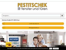 Tablet Screenshot of pestitschek.at